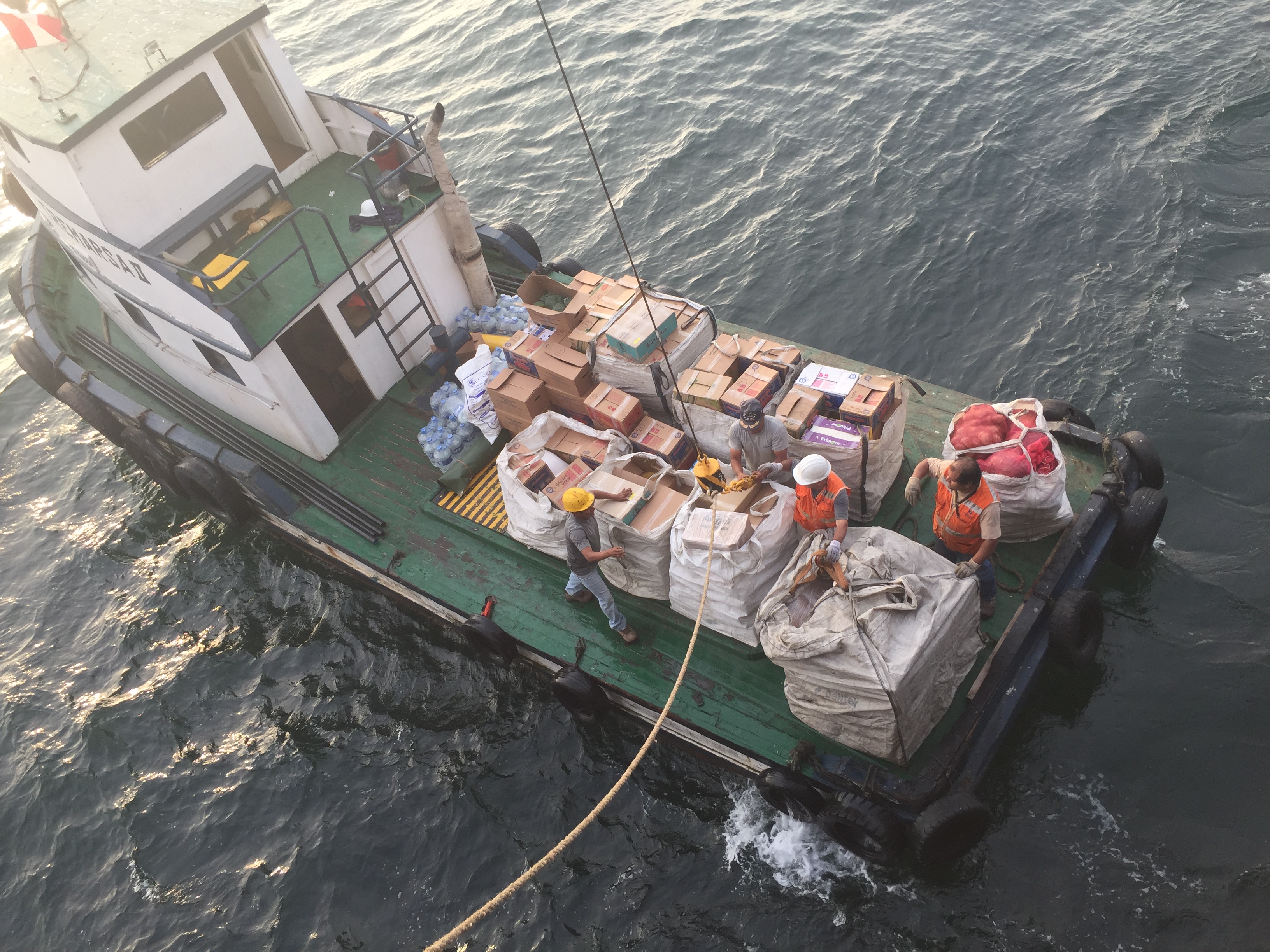 Operación marítima en puerto